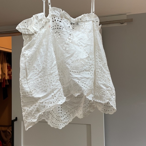 NSR White Eyelet Blouse - Picture 4 of 8